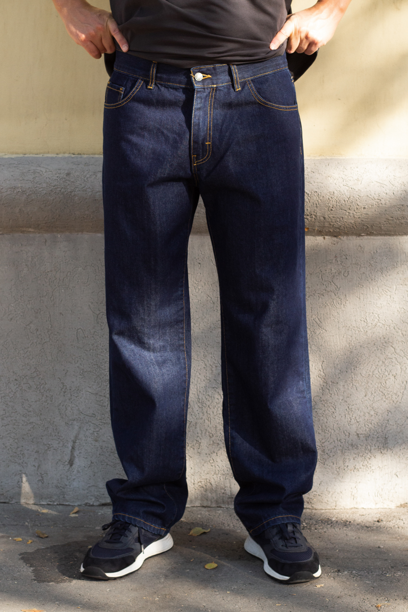 Джинсы J.B4 (Just Before) прямые синего цвета
