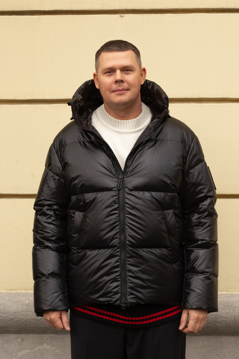 Пуховик IGOR PLAXA (CCSS) черный короткий