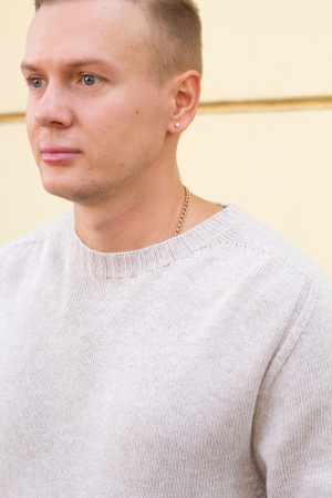 Джемпер J.B4 (Just Before) бежевый мужской