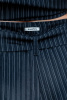 Брюки Humility широкие в мелкую полоску с поясом