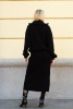 Юбка J.B4 (Just Before) трикотажная черная с акцентными пуговицами в золотом цвете