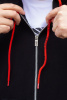 Спортивный костюм J.B4 (Just Before) черный мужской с яркими шнурками