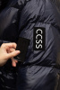 Пуховик IGOR PLAXA (CCSS) зимний, синего цвета с глянцевым эффектом и манишками