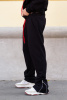 Толстовка J.B4 (Just Before) черный  с акцентными шнурками